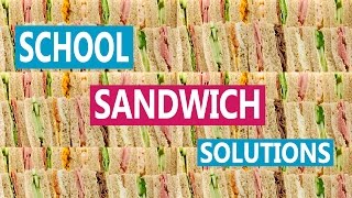 DIY Healthy Back to School Sandwich Solutions